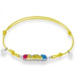 Me Contro Te - Bracciale Logo Giallo